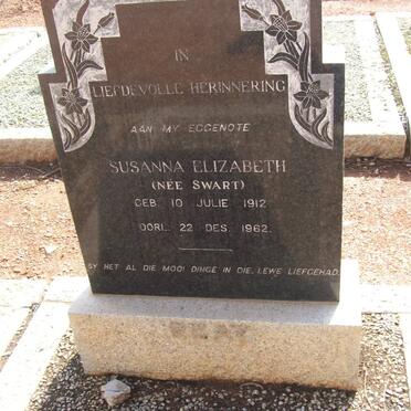 ? Susanna Elizabeth nee SWART 1912-1962