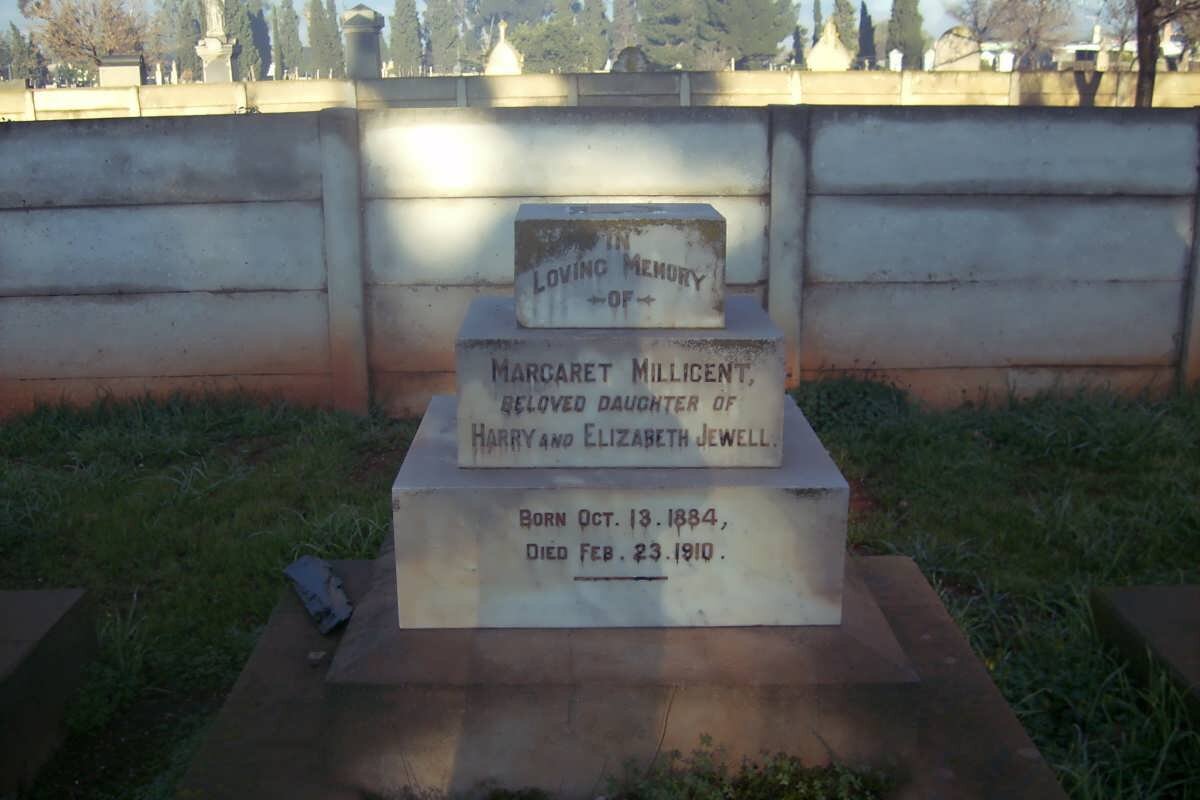 JEWELL Margaret Millicent 1884-1910