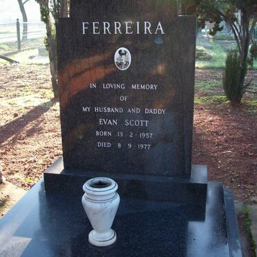FERREIRA Evan Scott 1957-1977