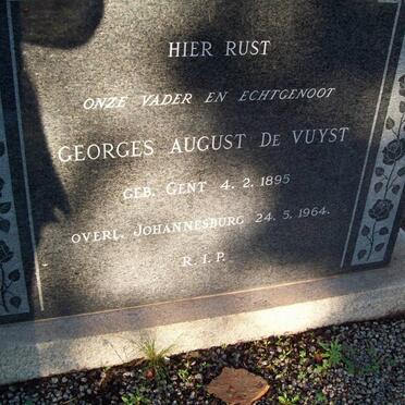 VUYST Georges August, de 1895-1964