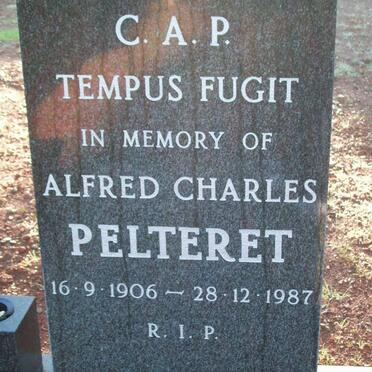 PELTERET Alfred Charles 1906-1987
