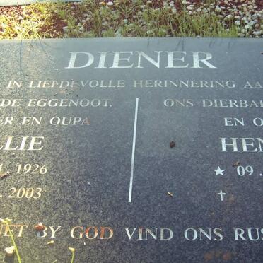 DIENER Willie 1926-2003 &amp; Henna 1930-