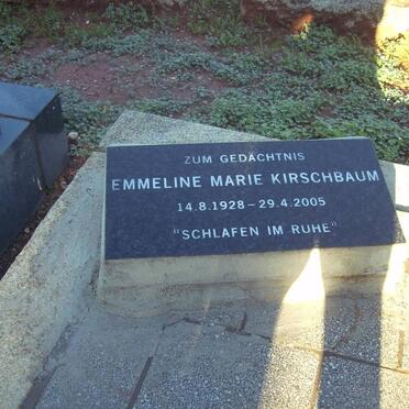 KIRSCHBAUM Emmeline Marie 1928-2005