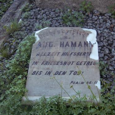 HAMANN Aug.
