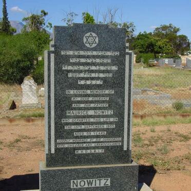 NOWITZ Maurice -1955