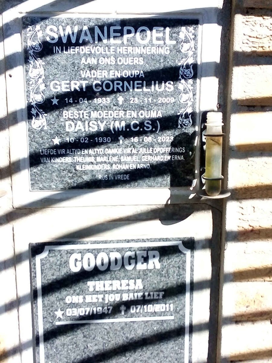 SWANEPOEL :: GOODGER