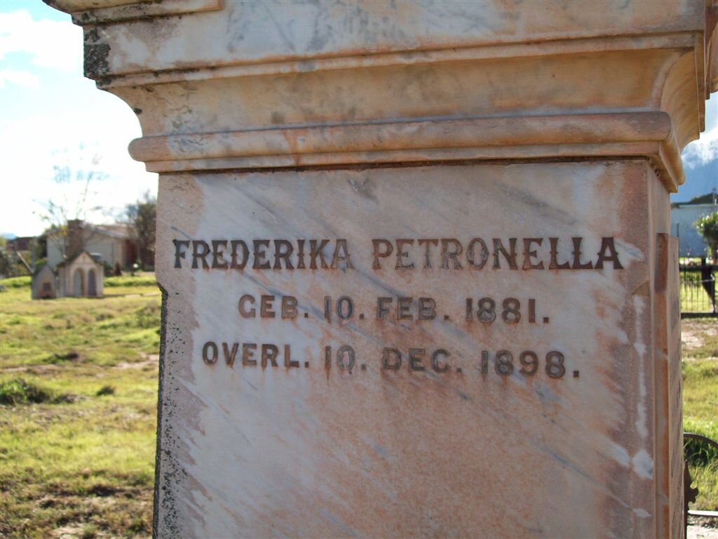 KRONE Frederika Petronella 1881-1898