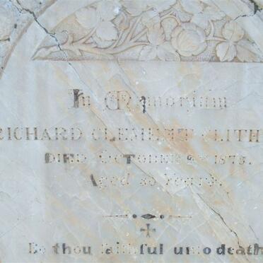 GLITHEROW Richard Clement -1875