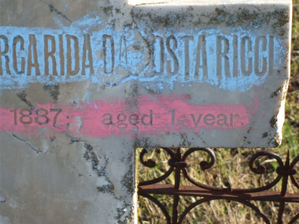 RICCI Lilian Anna Marcarida, da Costa  -1887