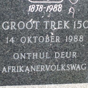3. Groot Trek 150 jaar gedenksteen