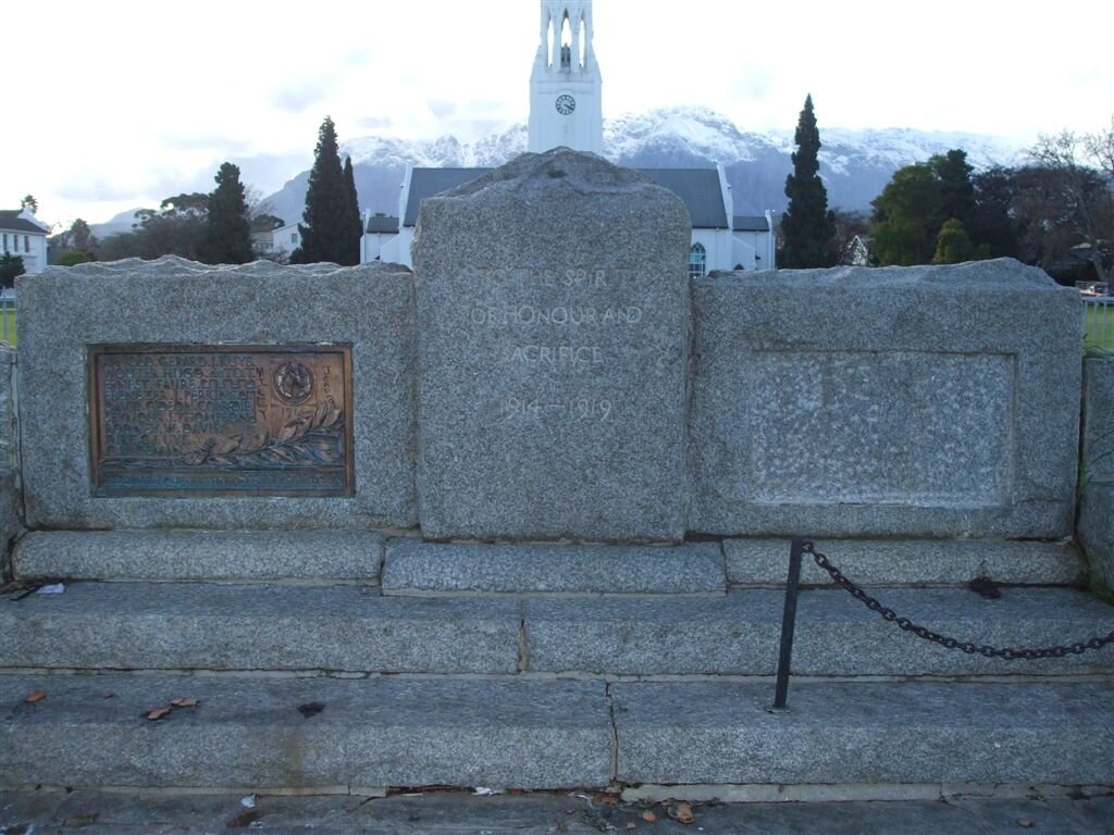 1. In the Spirit of Honour and Sacrifice 1914-1919