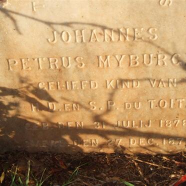TOIT Johannes Petrus Myburgh, du 1878-1878