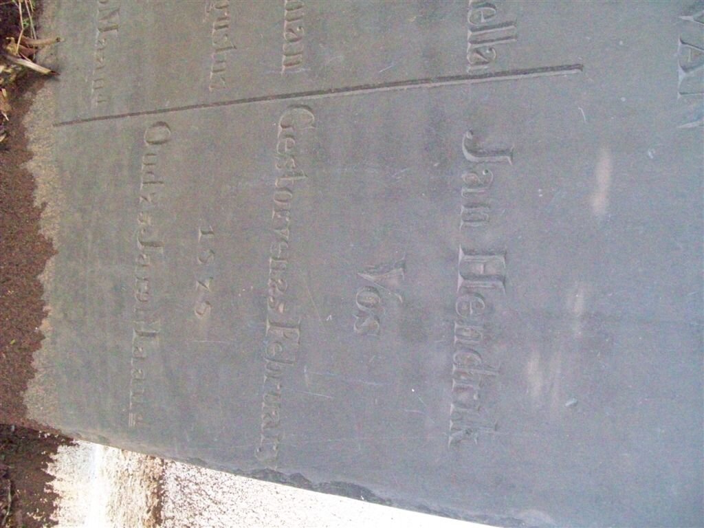 VOS Jan Hendrik -1878