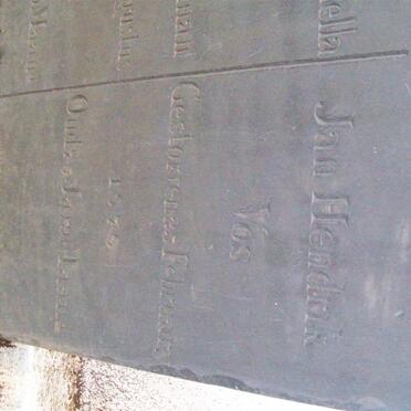 VOS Jan Hendrik -1878 &amp; Catharina Petronella SUTSMAN -1875