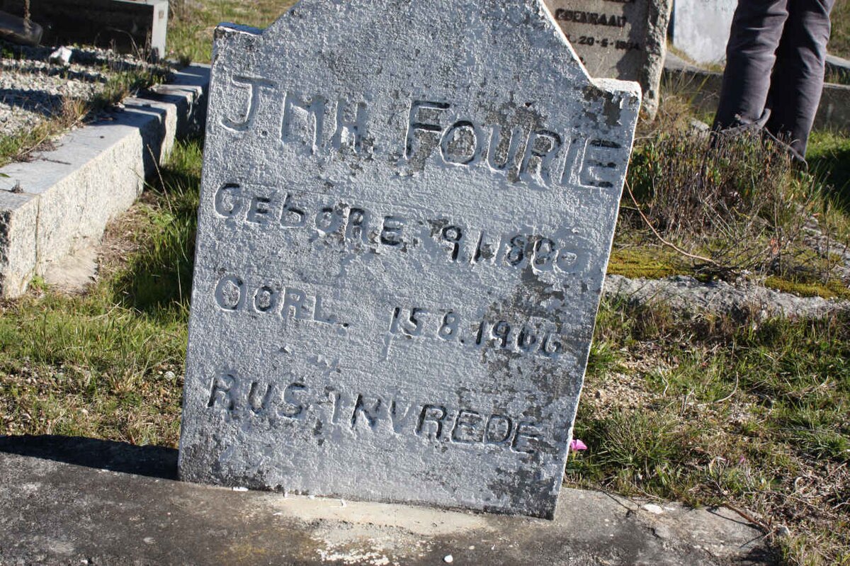 FOURIE J.M.H. 18?0-1966