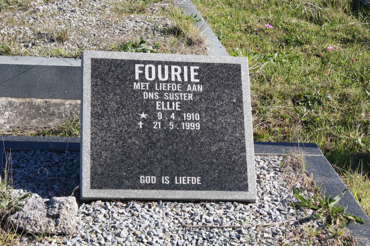 FOURIE Ellie 1910-1999