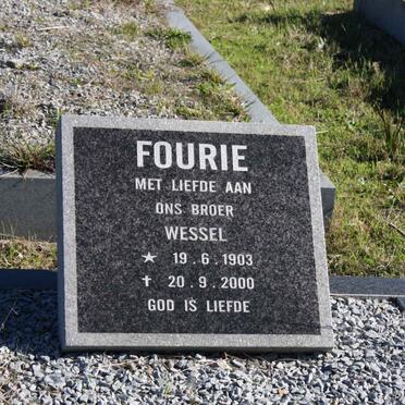 FOURIE Wessel 1903-2000