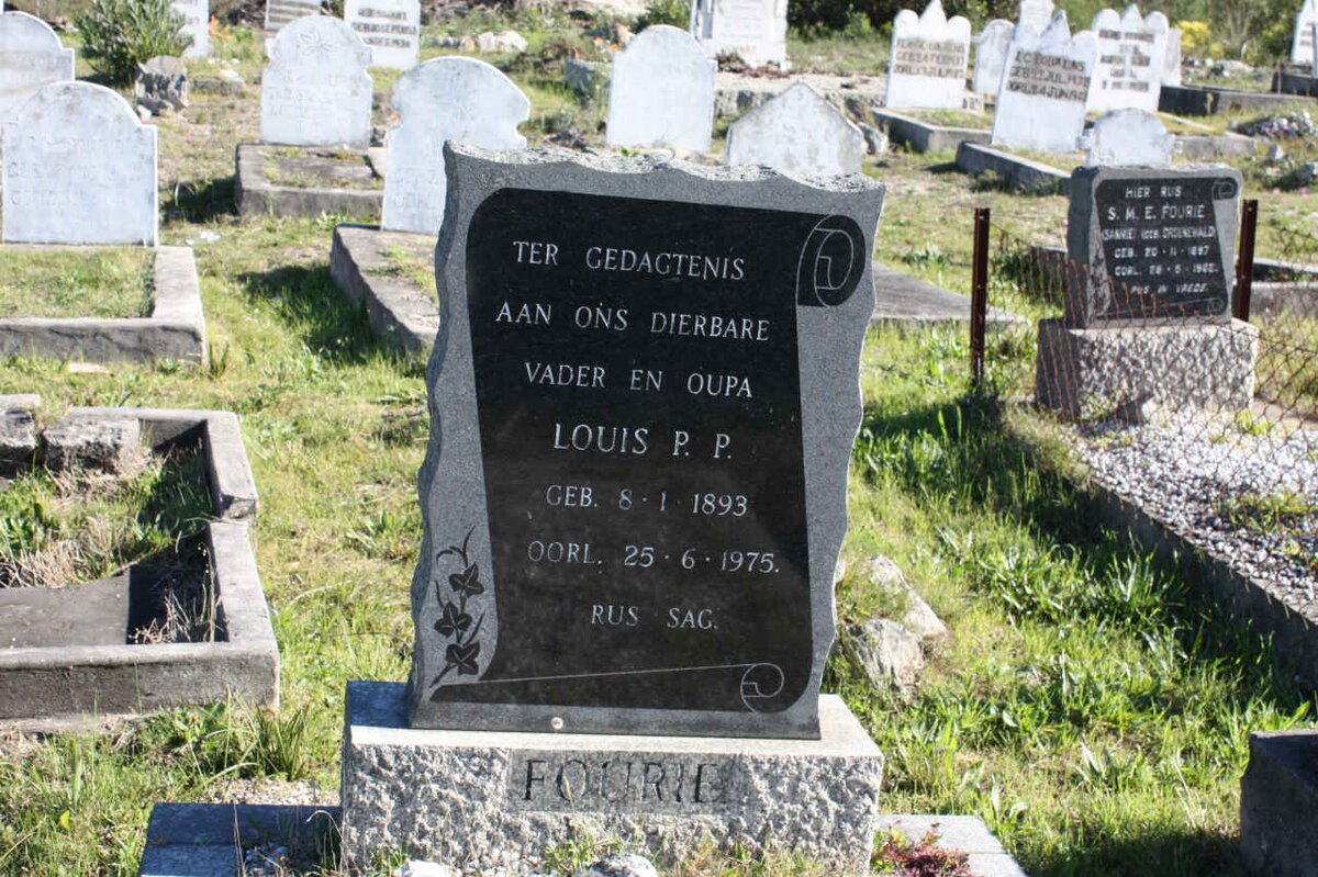 FOURIE Louis P.P. 1893-1975