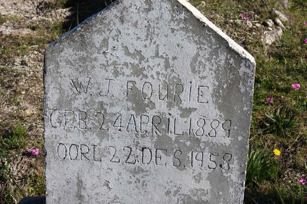 FOURIE W.J. 1889-1958