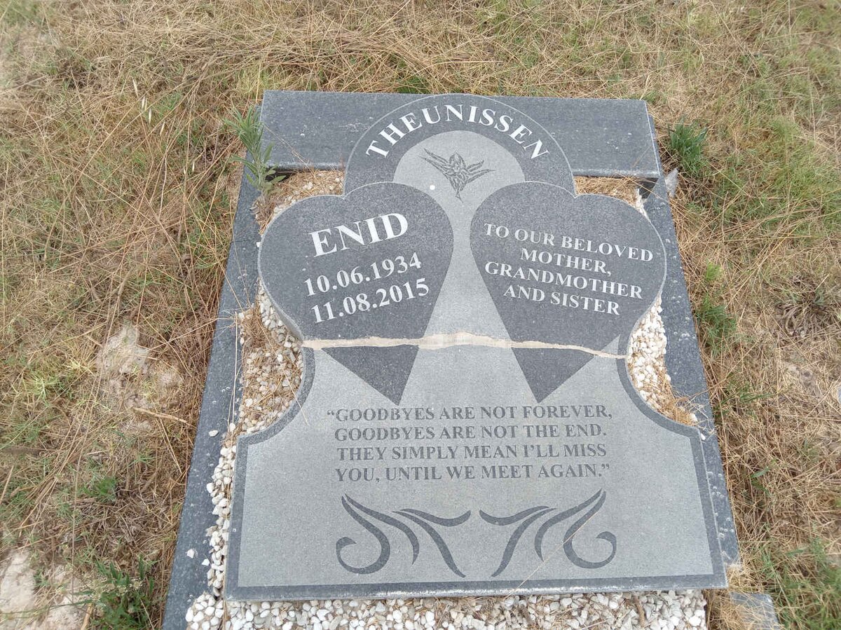 THEUNISSEN Enid 1934-2015