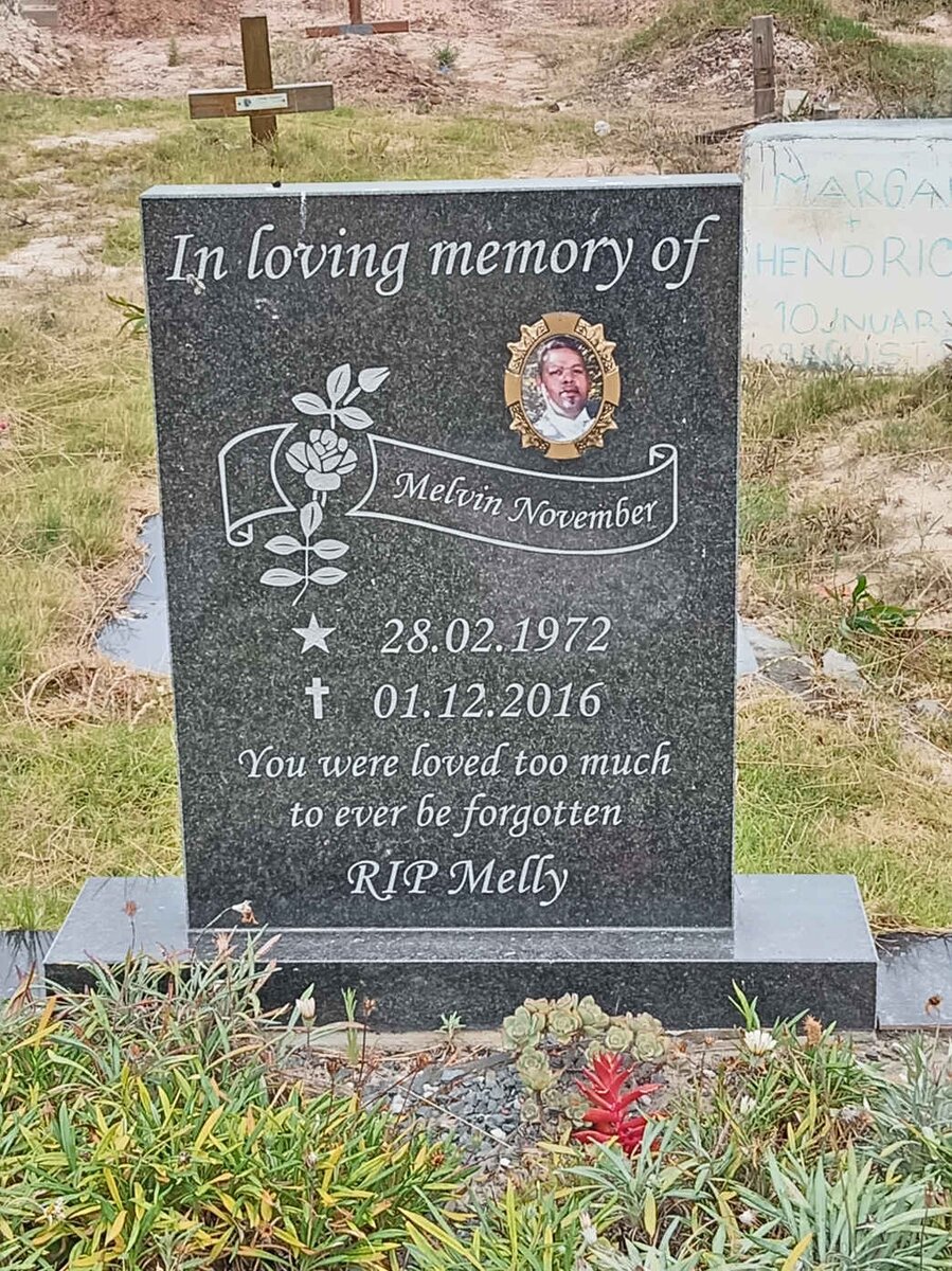 NOVEMBER Melvin 1972-2016