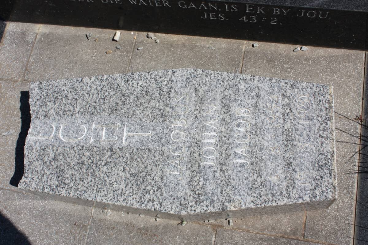 ENGELBRECHT Jacobus Johan Jacob 19?4-198?