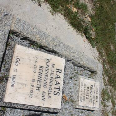 RAATS Kenneth 1930-1992 :: RAATS Reinette 1963-1963 