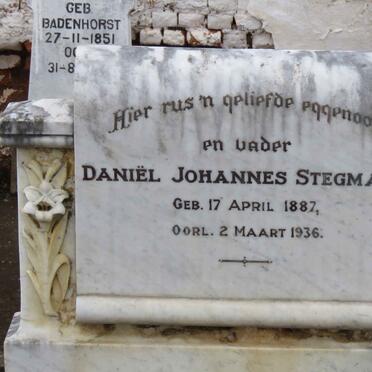 STEGMANN Daniël Johannes 1887-1936