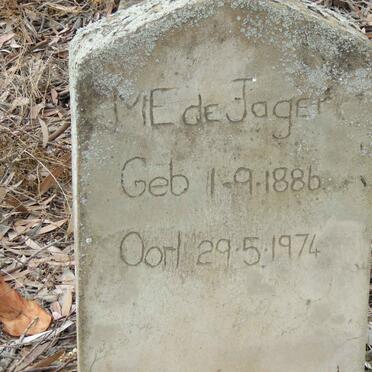 JAGER M.E., de 1886-1974
