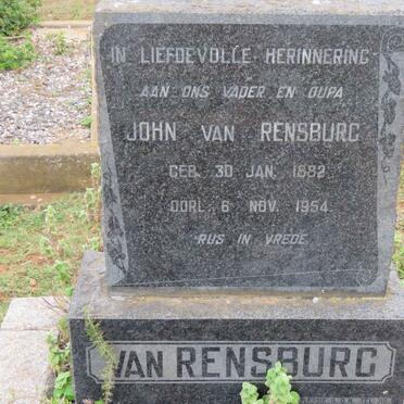 RENSBURG John, van 1882-1954