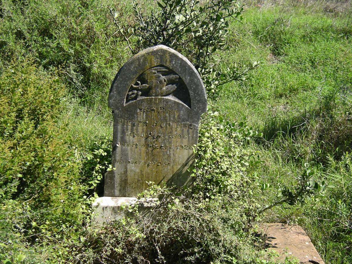 CRONJE Pieter J. 1896-1926