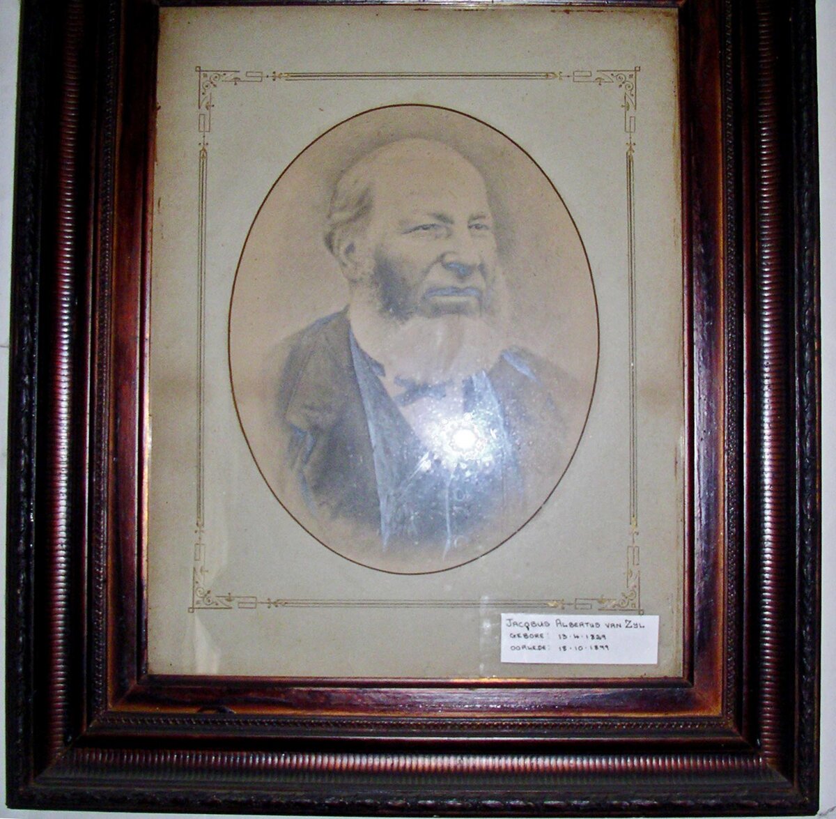 ZYL Jacobus Albertus, van 1829-1899