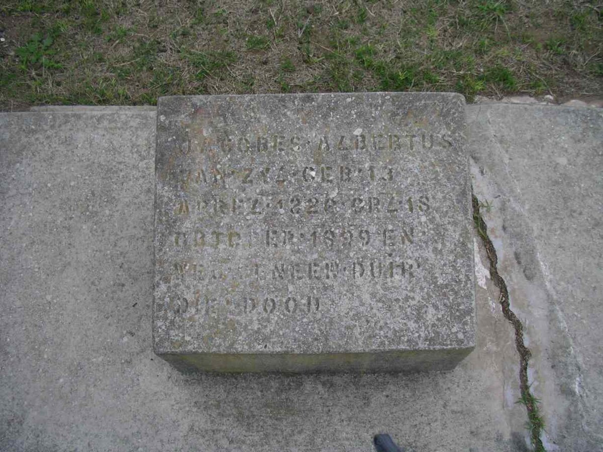 ZYL Jacobus Albertus, van 1829-1899