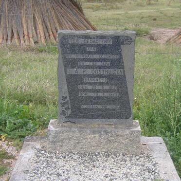 OOSTHUIZEN J.A.P. 1917-1953