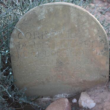 LOURENS Cornelis Janse 1844-1898