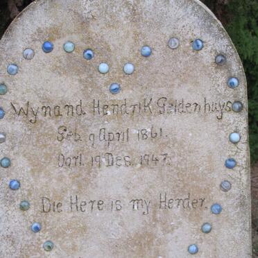 GELDENHUYS Wynand Hendrik 1861-1947