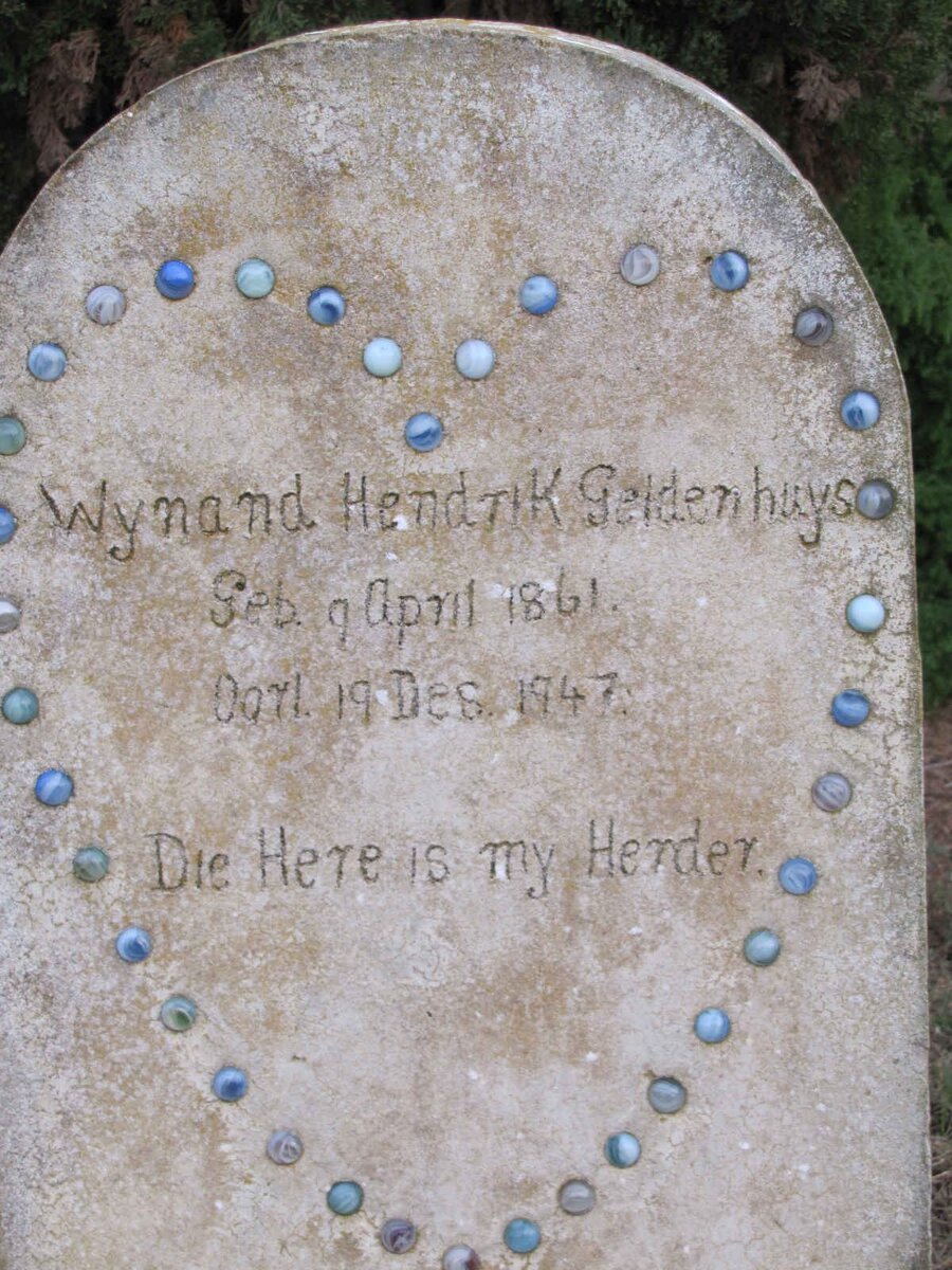 GELDENHUYS Wynand Hendrik 1861-1947