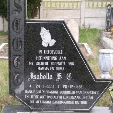 SCOTT Isabella E.C. 1933-1995