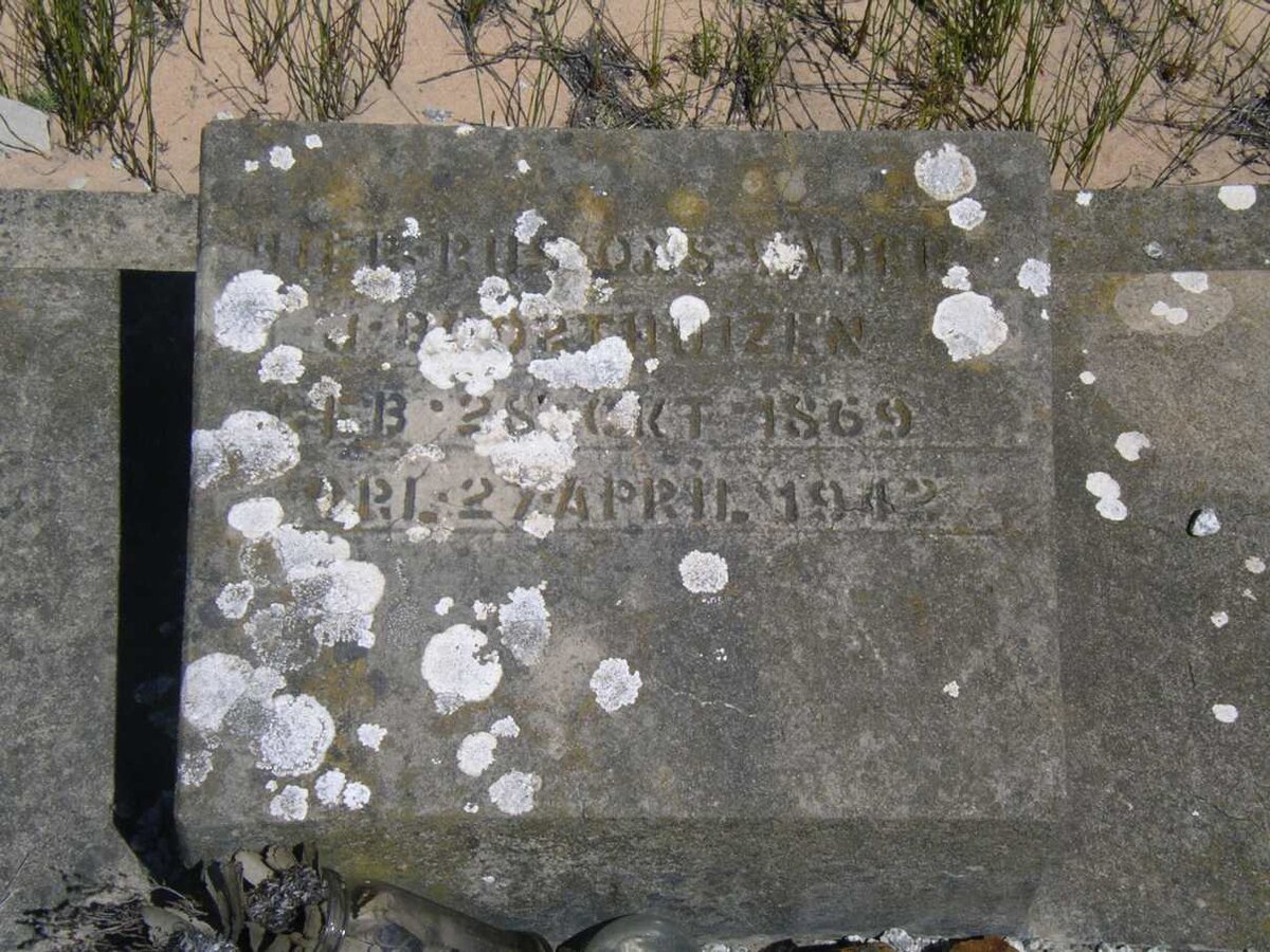 OOSTHUIZEN J.B. 1869-1942