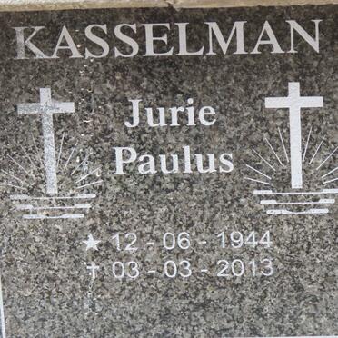 KASSELMAN Jurie Paulus 1944-2013