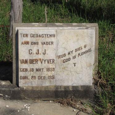 VYVER C.J.J, van der 1859-1951