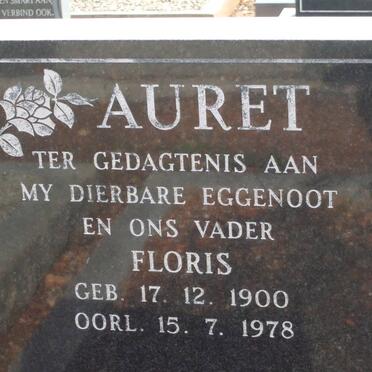 AURET Floris 1900-1978