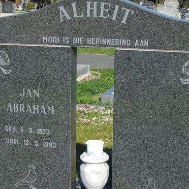 ALHEIT Jan Abraham 1923-1993