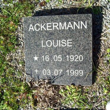 ACKERMANN Louise 1920-1999