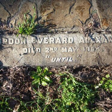 ALEXANDER Gordon Everard -1954