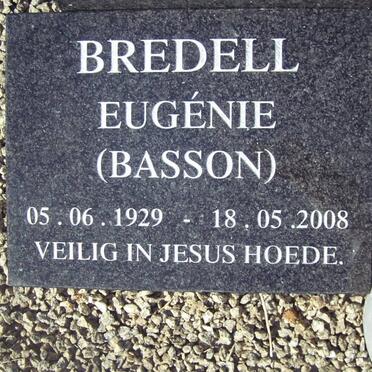 BREDELL Eugénie nee BASSON 1929-2008