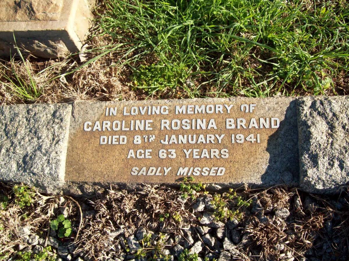 BRAND Caroline Rosina -1941
