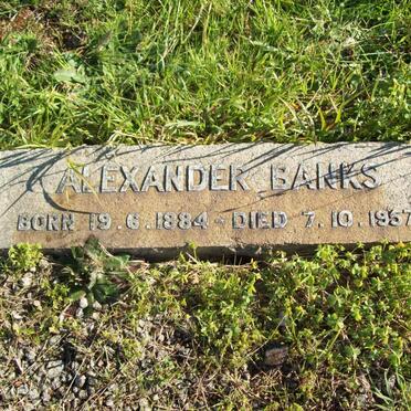 BANKS Alexander 1884-1957