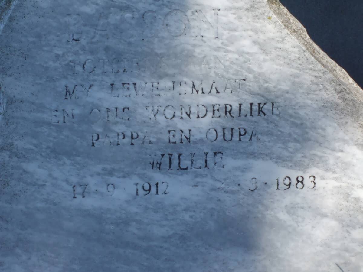 BASSON Willie 1912-1983