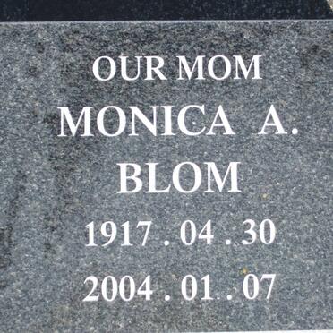 BLOM Monica A. 1917-2004
